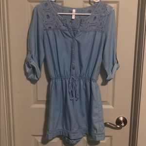Light blue romper